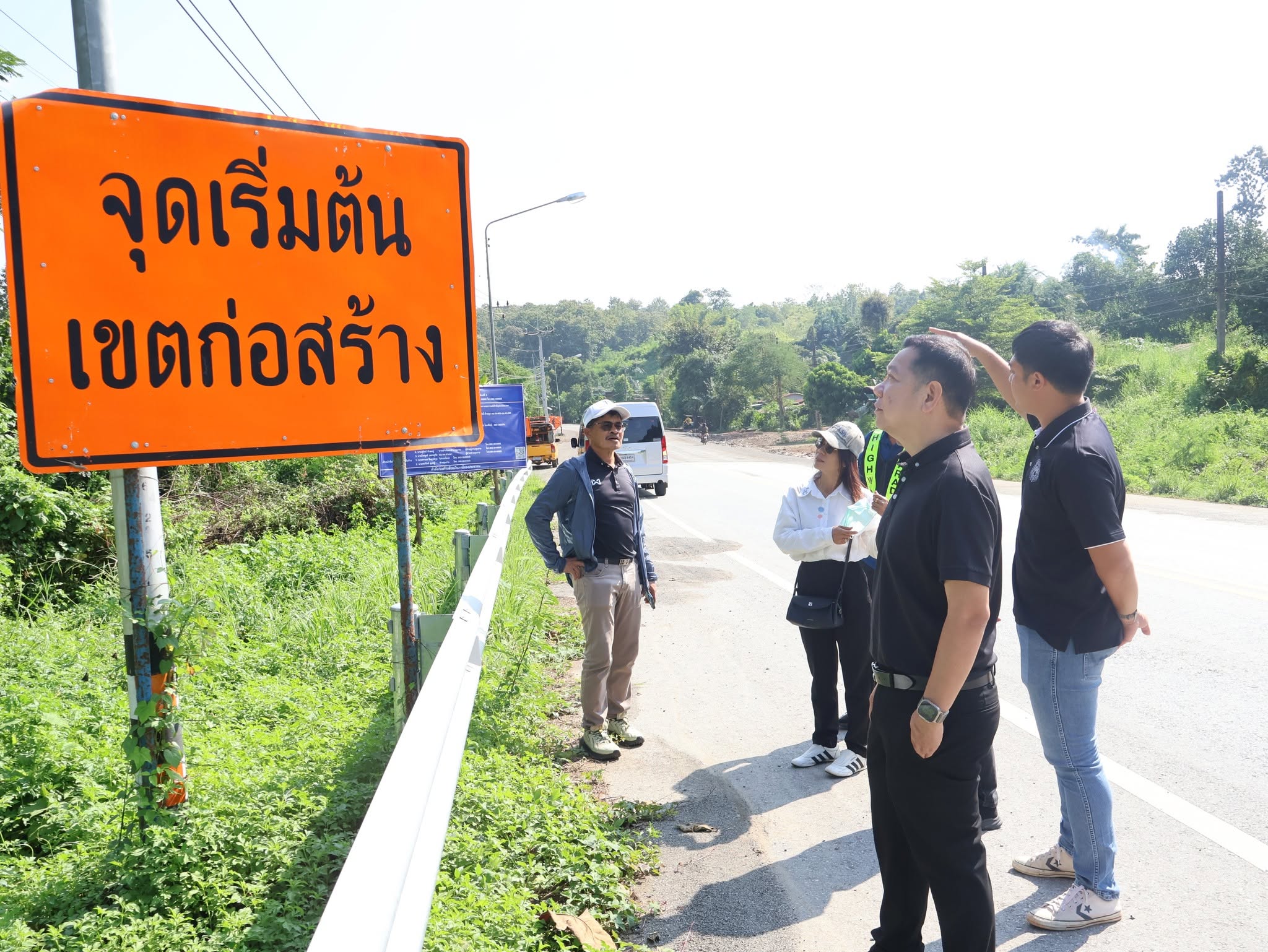 ลงพื้นที่ติดตามงานก่อสร้าง